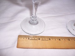 2 Our Wedding Etched Water Goblets/Wine Glasses Encrusted Gold Rim Bride & Groom