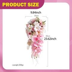 Waterfall Bridal Bouquet Floral Centerpiece for Festival Proposal Marriage