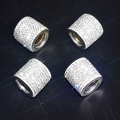 Car Headrest Head Rest Collars Rings Decor Bling Bling Crystal Diamond Ice