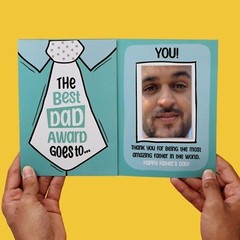 Mirror Greeting Card for Dad – Gift for Dads on Father’s Day