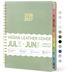 Planner 2026-2027, Academic Planner 8.5″x11″ (Jul 2026-Jun 2027) olive green