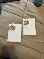 Hallmark Wedding Vow Books Her Vows & His Vows 12 Lined Pages Blank