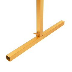 Wedding Arch Rack Rectangular Flower Decor Frame Stand Gold Metal Party Backdrop
