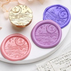 Traditional Wax Seal Stamp Head Smooth Shine No Handle for Wedding Invitation