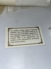 90s Beverly Clark Ivory Pearl and Lace Wedding Guest Book, Pillow and Pen