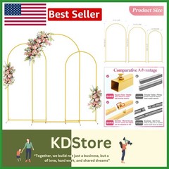 Versatile Gold Arch Backdrop Frame Set – 7.2FT, 6.6FT, & 6FT for All Occasions