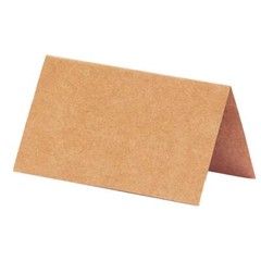Place Cards For Weddings 100count Kraft Table Name Cards Blank Rustic Tent Cards