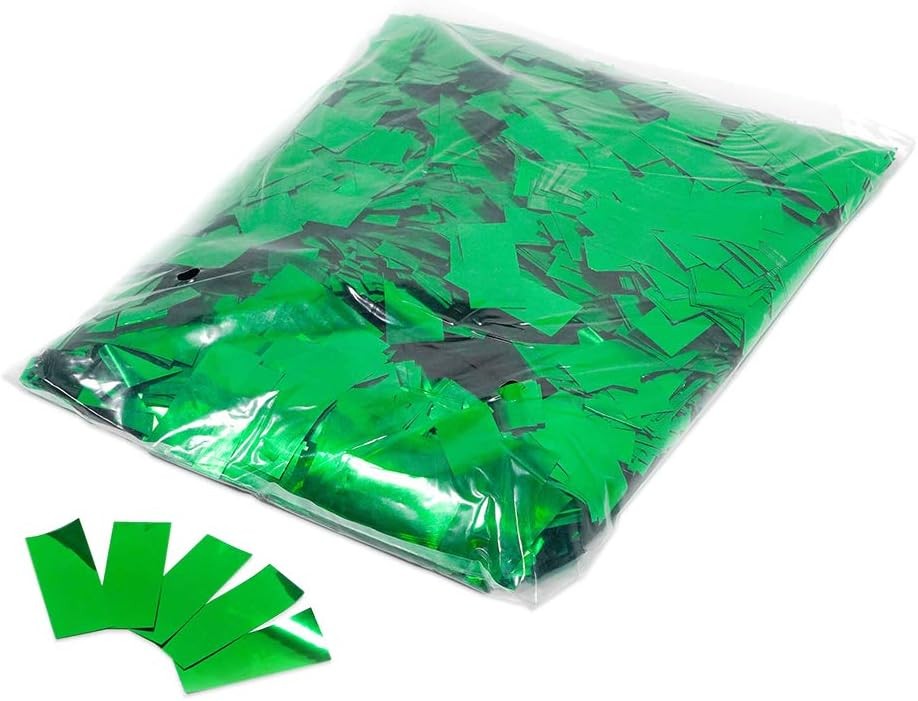 Mylar Confetti – Flameproof – 2lb Bag (Green, 2 lb Bag)