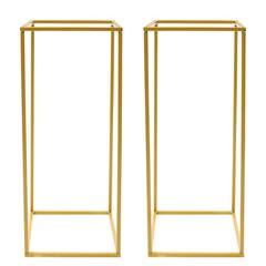 Elegant Gold Wedding Flower Stand – Durable, Reusable, Easy To Assemble