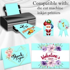 24 sheets Light Blue Cardstock Paper 8.5 x 11 x11 Inches,