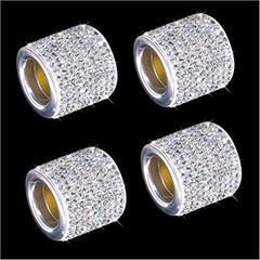 Car Headrest Head Rest Collars Rings Decor Bling Bling Crystal Diamond Ice