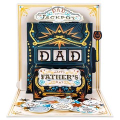 FLYAB Fathers Day Pop Up Card – 3D Jackpot Funny Happy Father’s Day Greeting …