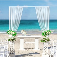 10FT DIY Adjustable Metal Heavy Duty Backdrop Stand Photography Background Stand
