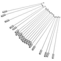 20 Pcs Brooch Pins for Crafts Sewing Hat Badge Handmade Womens Pins