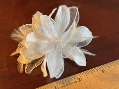Vintage Bird Bride & Groom Wedding Cake Toppers + Silk Corsage – Custom Made!