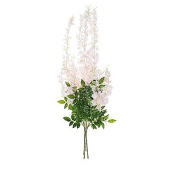 BLUSH 44″ tall Silk Wisteria Flowers Hanging Vine Bush Wedding Centerpieces