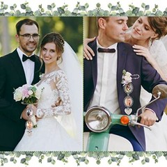 Bylion 2 Sets Wedding Bouquet Photo Charms Bouquet Charm for Gift Double Lacy