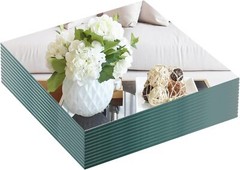 12″ Square Mirrors Candle Plate for Table Centerpieces, Set 12*12inch,