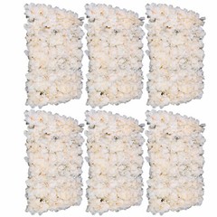 6pack Artificial Silk Hydrangea Flower wall Panel Wall Decor wall Panel