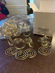 Two-Sided Table Numbers (1-20) With 26 Gold Stands