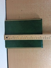 Leather Guest Book Green W/ Gold Gild