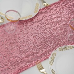 Extra Wide PINK Premium Sequined Chair Sashes Wedding Party Events Decorations