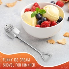 LEJIAJINW Engagement Gifts about 1.0oz, To A Lifetime of Ice Cream Together