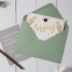 50 Pieces Sage-Green A7 Envelopes Greeting Card 5.24 x 7.24