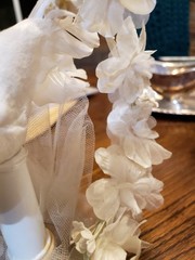 Vintage Dove Birds Wedding Cake Topper