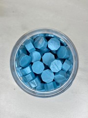 100 Count Carolina Blue Sealing Wax Beads
