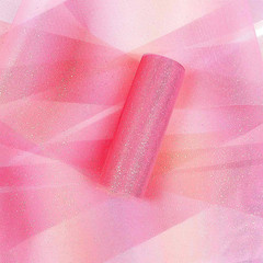 Rainbow Glitter Tulle Rolls 6 Inch X 10 Yards (30 Feet) for Table Runner Chair S