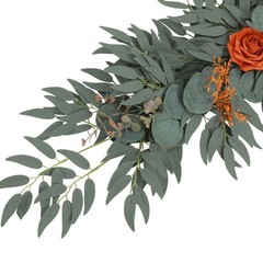 275cm Flower Garland Handmade Rattan Artificial Floral Garland For Wedding Party