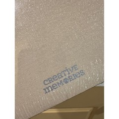 Creative Memories 12×12 Album Coverset Noel Shimmery Christmas Holiday Gold Bird