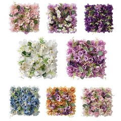 Artificial Flower Wall Easy To Install Event Backdrop Lightweight Design