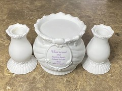 Forever True Enesco Wedding Unity Candle Precious Moments Original Box