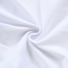 7 ft WHITE Matte Fitted Spandex Round Top Arch Backdrop STAND COVER Party