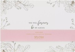 Splosh Wedding Guest Book You Will Forever Message Blank Book GIft Diary WDE114