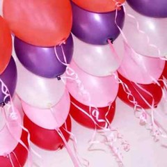 Metallic Peral Balloons 10″ Balloon Curling Ribbon Birthday wedding Party decor