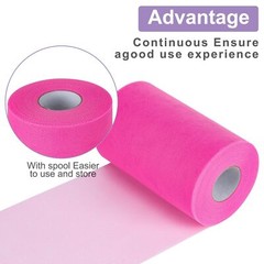 White Tulle Fabric Rolls 6 Inch by 100 Yards (300 feet) Tulle Roll Spool Fabr…