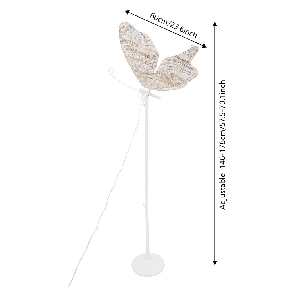 Butterfly Floor Lamp LED Ambient Light Wedding Decoration Light 60*146-178cm