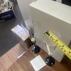 Vera Wang Wedgwood With Love Toasting Champagne Flutes Goblets Stems With Box