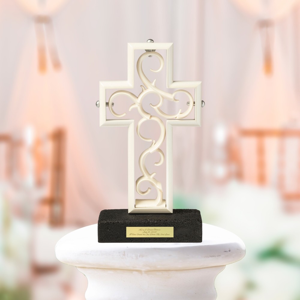 The Unity Cross Pearlescent Wedding Centerpiece Christian Limited Edition