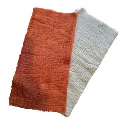 12.5″ Rustic Gauze Table Decor Placemat Napkin with Fringe