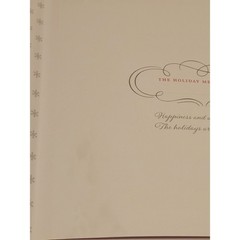 Hallmark Recordable Holiday Memory Album Red Christmas Photo Book 10 Pg