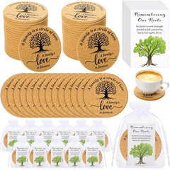 Teenyyou 25 Sets Family Reunion Favors Include a is a Brown, White