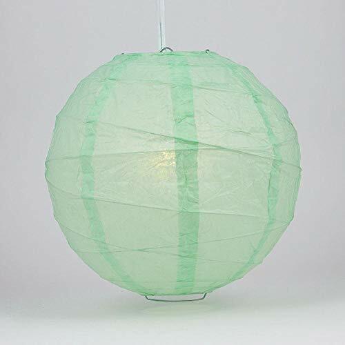 Quasimoon 8″ Cool Mint Irregular Ribbed Paper Lantern (10 PACK) by PaperLante…