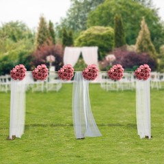 Rectangular Golden Backdrop Stand Wedding Birthday Party Metal Frame Decoration