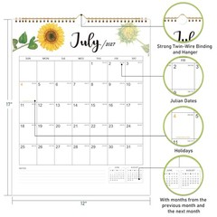 2026-2027 Calendar – Vertical Wall Calendar 2026-2027, JUL. 2026 to DEC. 2027…