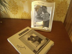 Malden picture frame Just Married 5 x 7 Gold tone finish