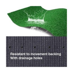 LITA Artificial Grass Turf Lawn-7 Feet x 15 Feet, 0.4″ Indoor Outdoor Rug Syn…